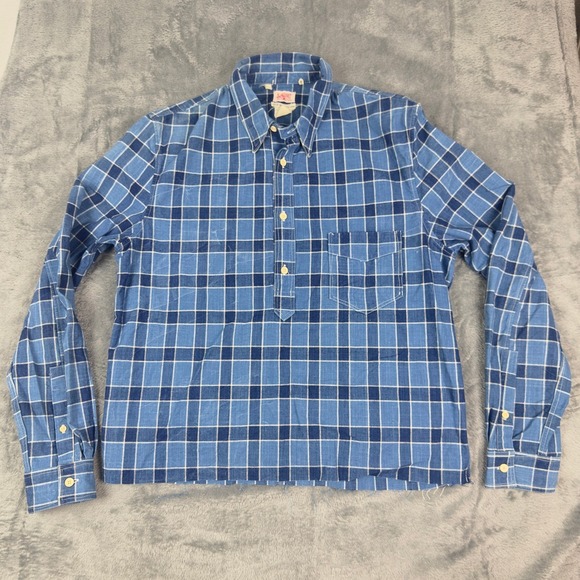 Levi's Vintage Clothing Other - Vintage Levi's Indigo Dyed Sunset SAMPLE GARMENT Shirt 100% Cotton Made In Italy